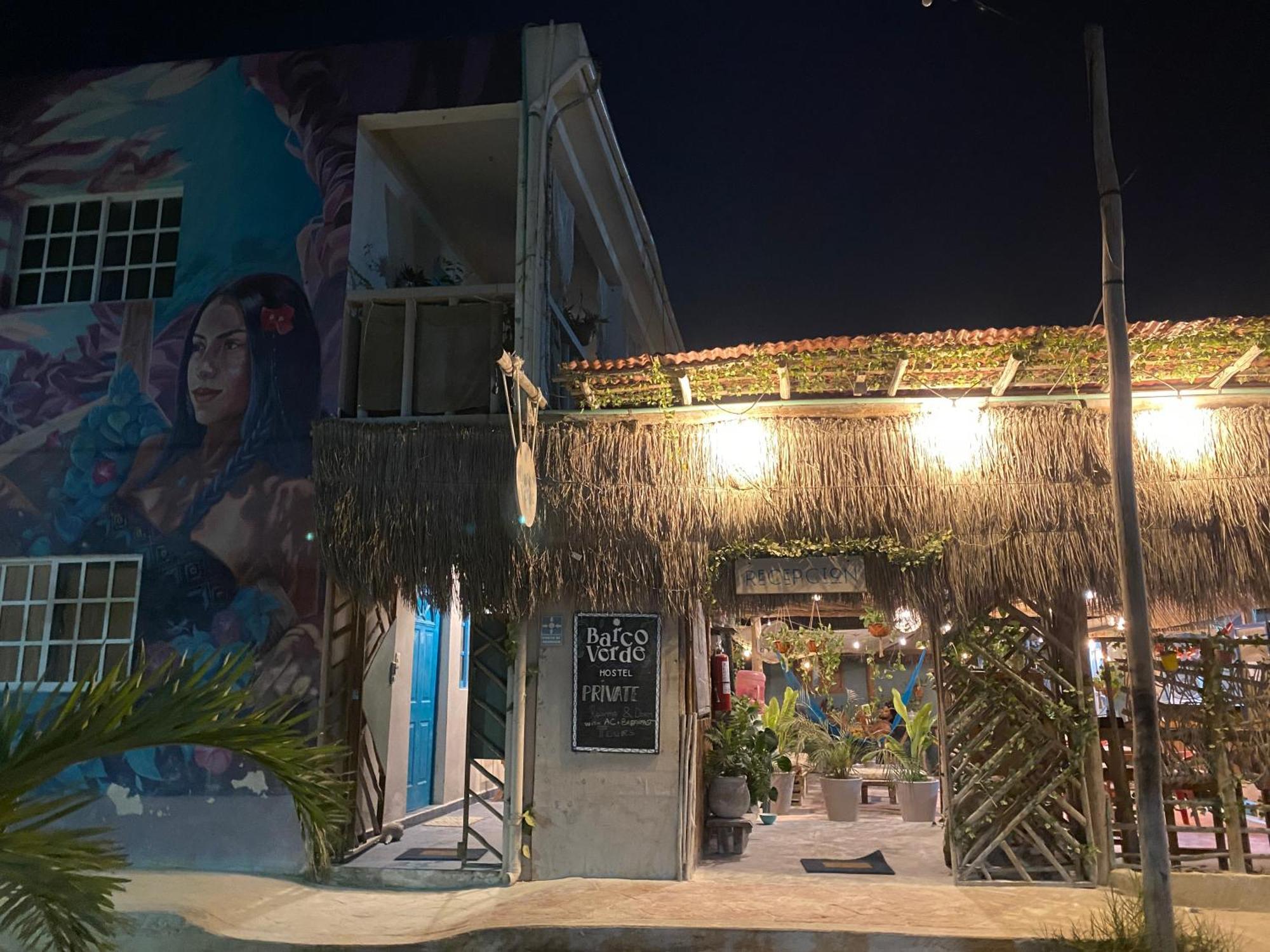 Barco Verde Hostel Isla Holbox Zewnętrze zdjęcie